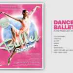 Dance Ballet Flyer Template V2 Regarding Dance Flyer Template Word