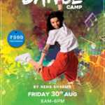 Dance Camp Flyer Free Psd Template | Psddaddy Inside Dance Flyer Template Word