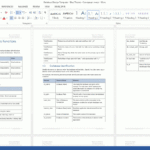 Database Design Template (Ms Office) Pertaining To Logic Model Template Microsoft Word