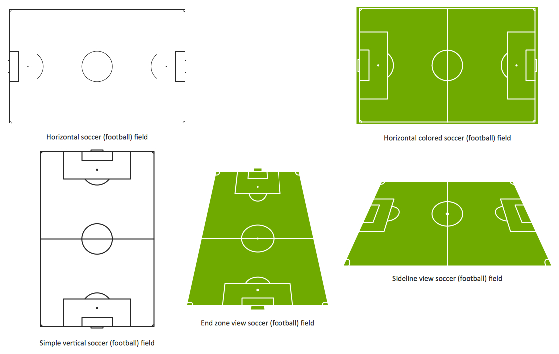 Design A Soccer (Football) Field | Soccer (Football) Field Regarding Blank Football Field Template