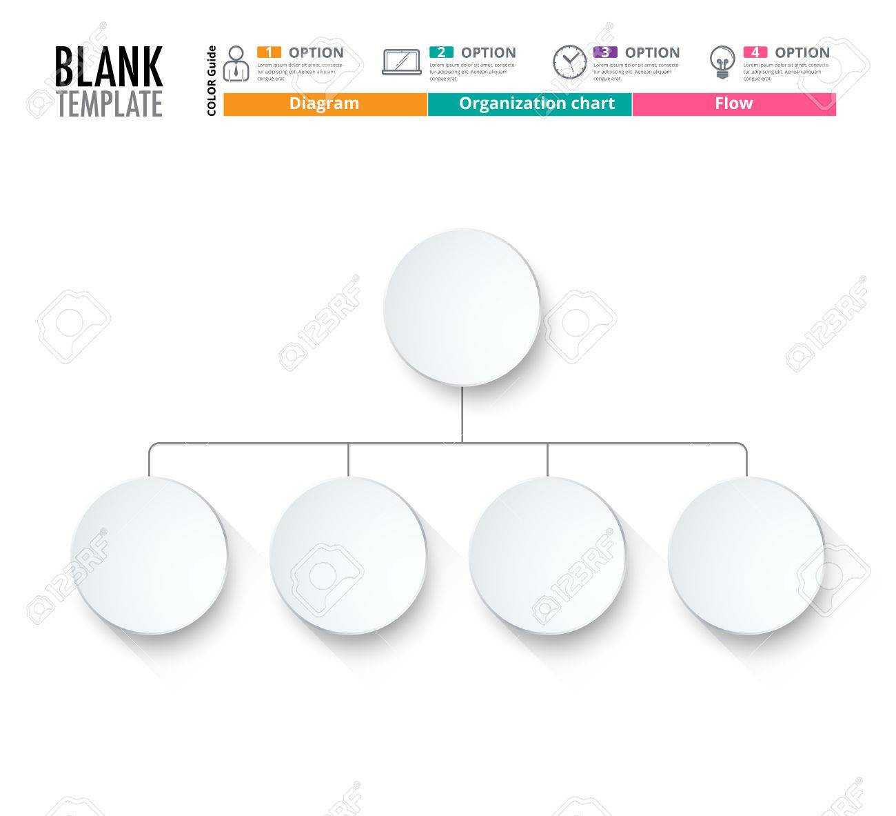 Diagram Template, Organization Chart Template. Flow Template,.. Inside Free Blank Organizational Chart Template