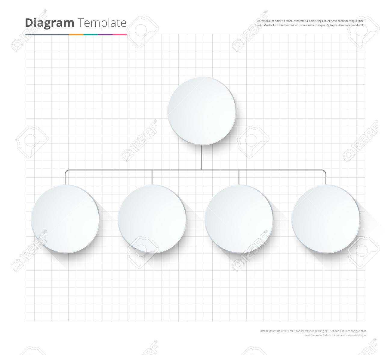 Diagram Template, Organization Chart Template. Flow Template,.. With Regard To Free Blank Organizational Chart Template