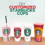 Diy Customized Starbucks Cups – Personalize With A Name For Starbucks Create Your Own Tumbler Blank Template