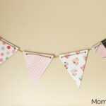 Diy Paper Pennant Banner (W/ Free Template) – Mommy Suite For Triangle Pennant Banner Template