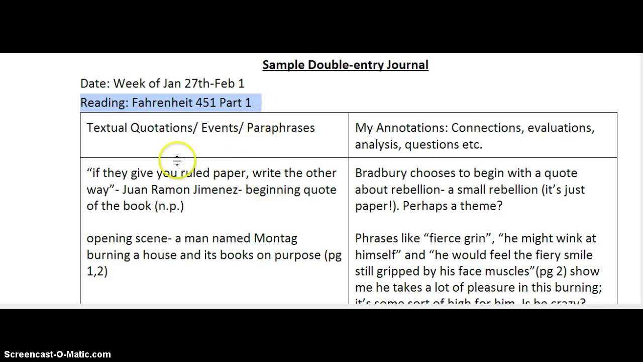 Double Entry Journals – Youtube Inside Double Entry Journal Template For Word