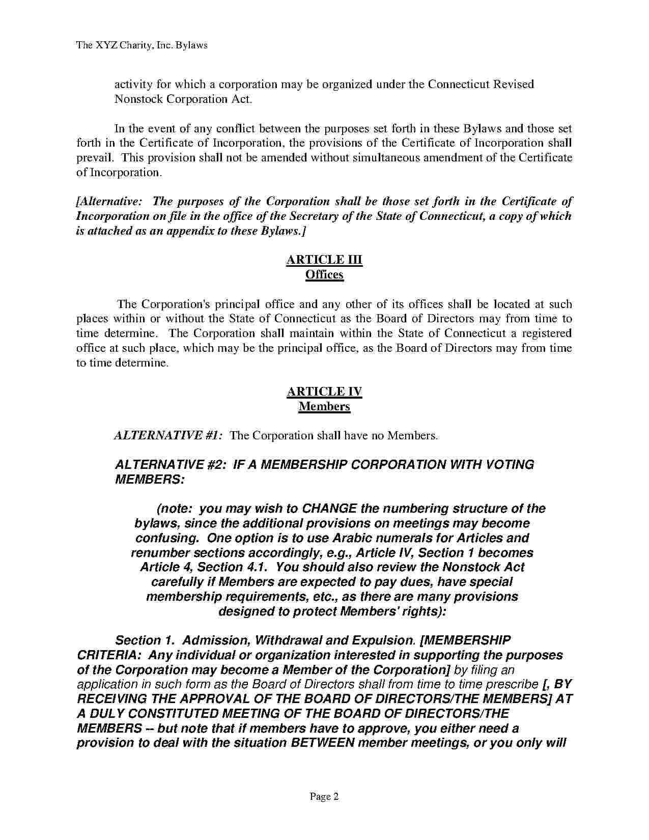 Download Corporate Bylaws Style 11 Template For Free At Throughout Corporate Bylaws Template Word