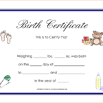 Download Free Png 6+ Birth Certificate Templates with regard to Birth Certificate Template For Microsoft Word