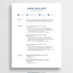 Download Free Resume Templates – Free Resources For Job Seekers With Regard To Free Downloadable Resume Templates For Word
