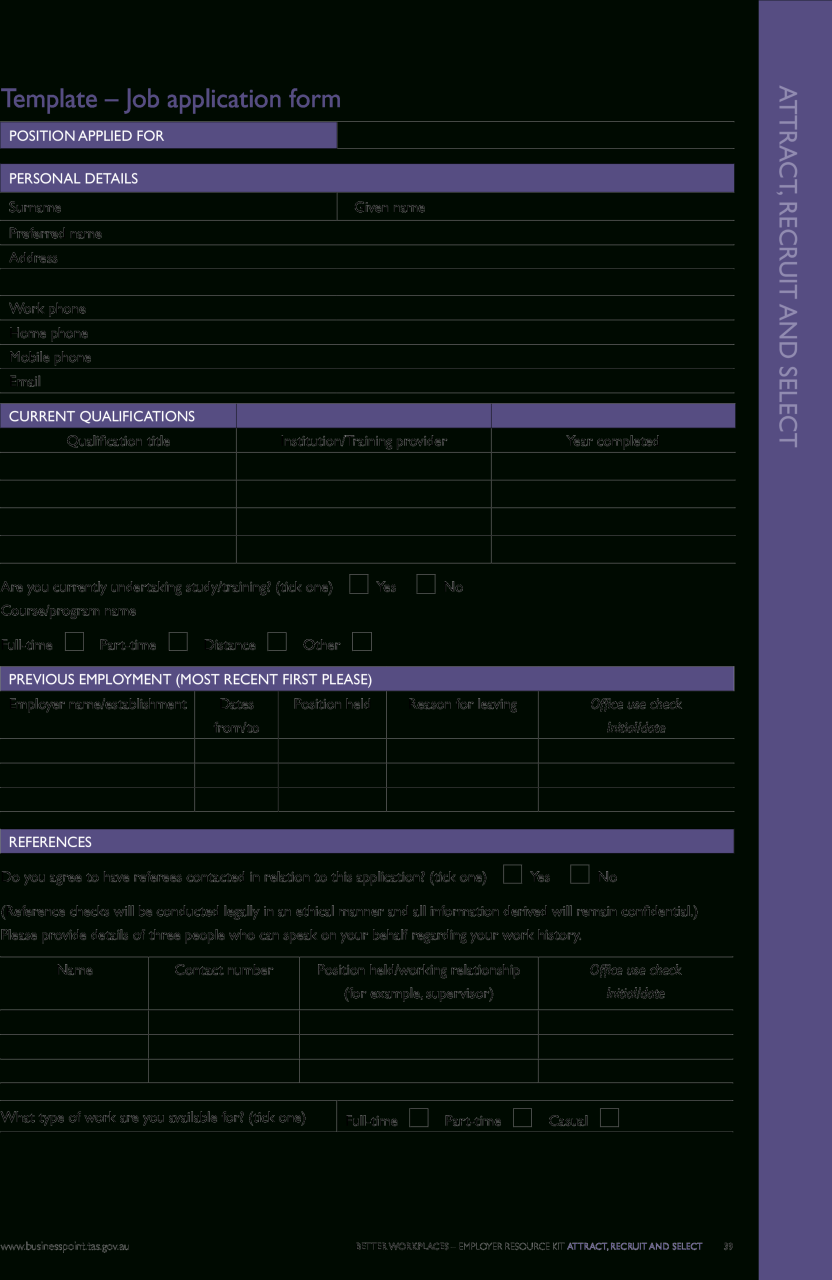 Download Hd Full Size Of Free Printable Job Application Form Regarding Job Application Template Word Document