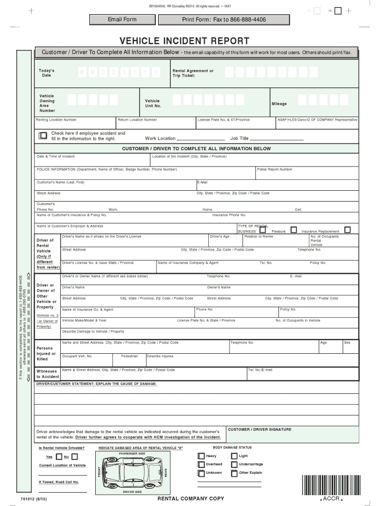 Drivers Accident Reprot - Fill Online, Printable, Fillable Throughout Vehicle Accident Report Form Template