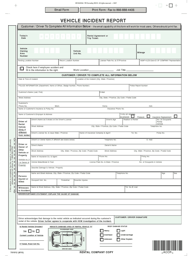Drivers Accident Reprot – Fill Online, Printable, Fillable Throughout Vehicle Accident Report Template