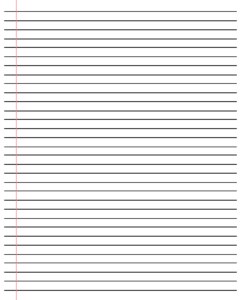 ❤️20+ Free Printable Blank Lined Paper Template In Pdf❤️ in Ruled Paper Word Template