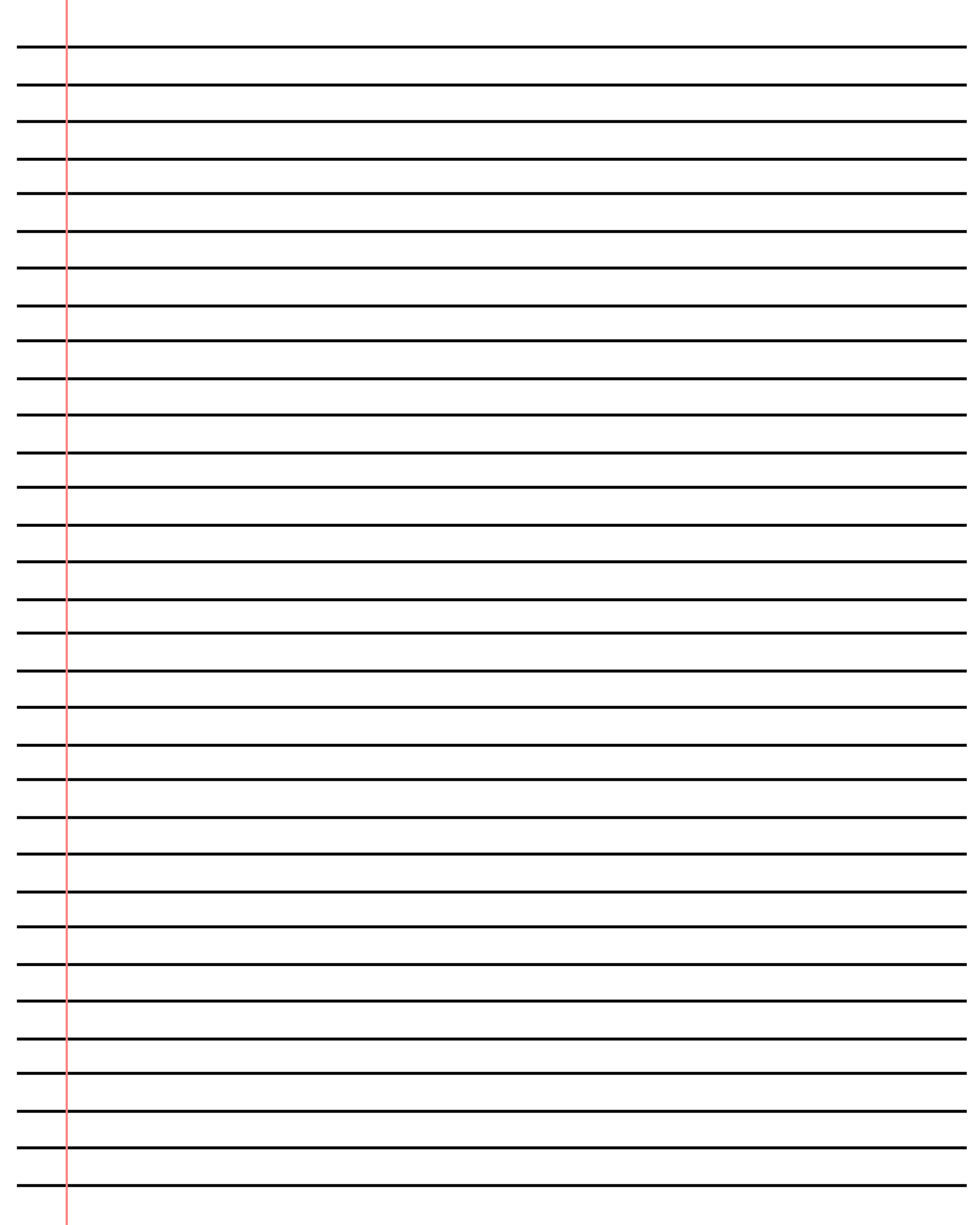 ❤️20+ Free Printable Blank Lined Paper Template In Pdf❤️ In Ruled Paper Word Template