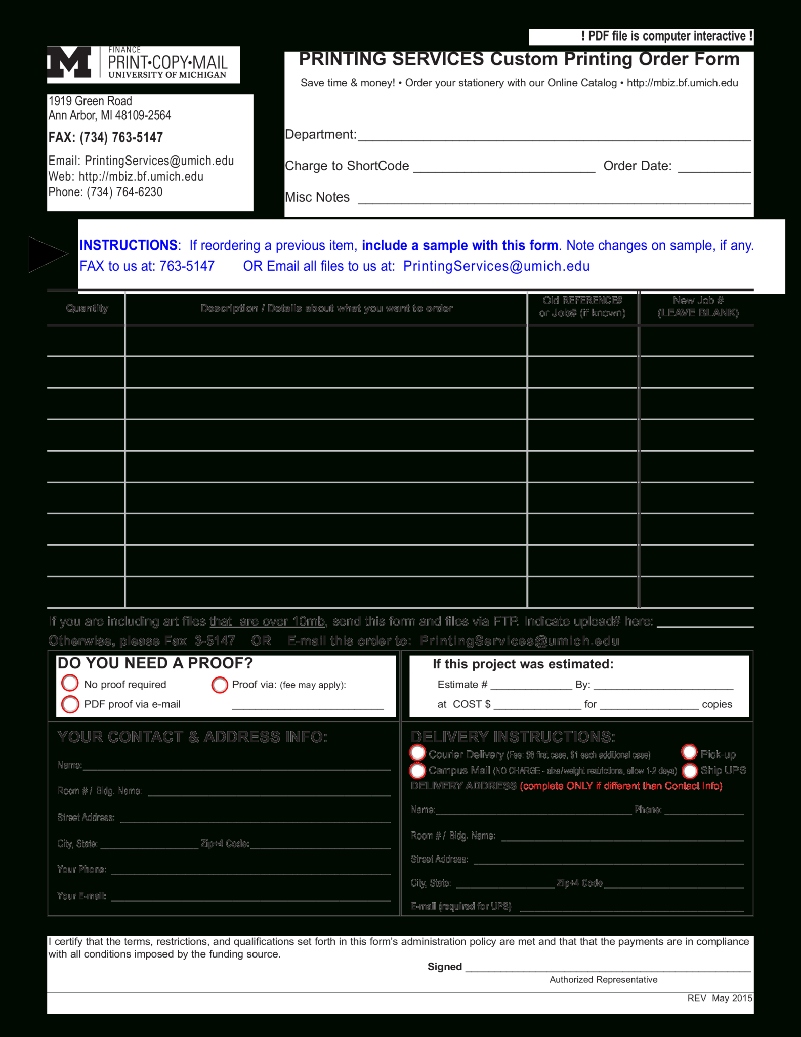Blank Money Order Template Professional Format Templates