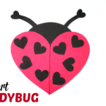 Easy Diy Valentine's Day Ladybug With Free Printable With Blank Ladybug Template