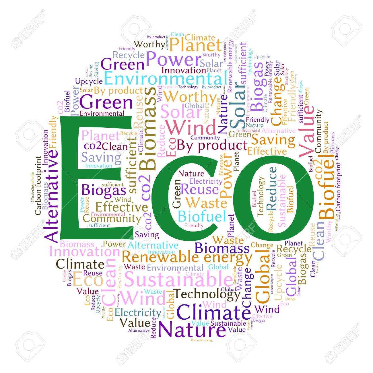 Ecology Earth Concept Word Collage. Environmental Poster Design.. For Free Word Collage Template
