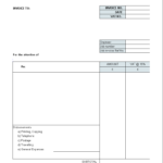 Effective And Easy To Use Blank Invoice Template Example Within Free Printable Invoice Template Microsoft Word