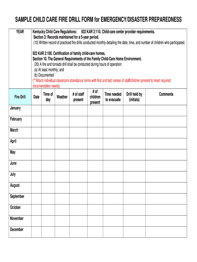 Emergency Drill Documentation Sheet – Fill Online, Printable Throughout Fire Evacuation Drill Report Template