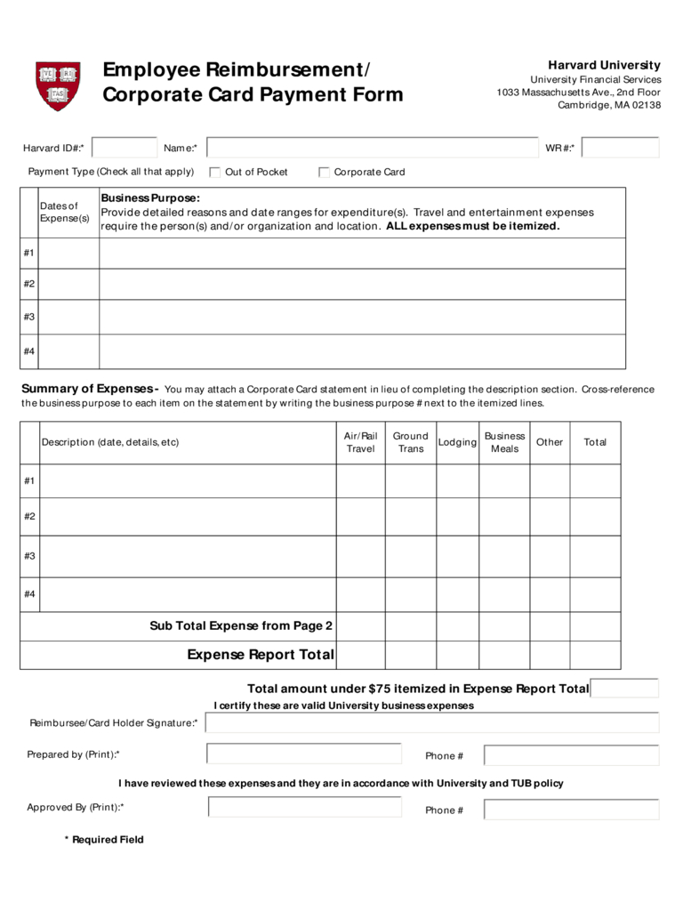 Employee Expense Reimbursement Form – 3 Free Templates In For Reimbursement Form Template Word