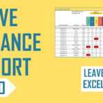 Employee Leave Manager Excel Template – Leave Balance Report With Employee Daily Report Template