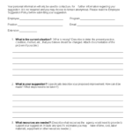 Employee Suggestion Form Word Format | Templates At For Word Employee Suggestion Form Template