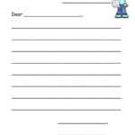 Empty Letter Template – Kerren In Blank Letter Writing Template For Kids