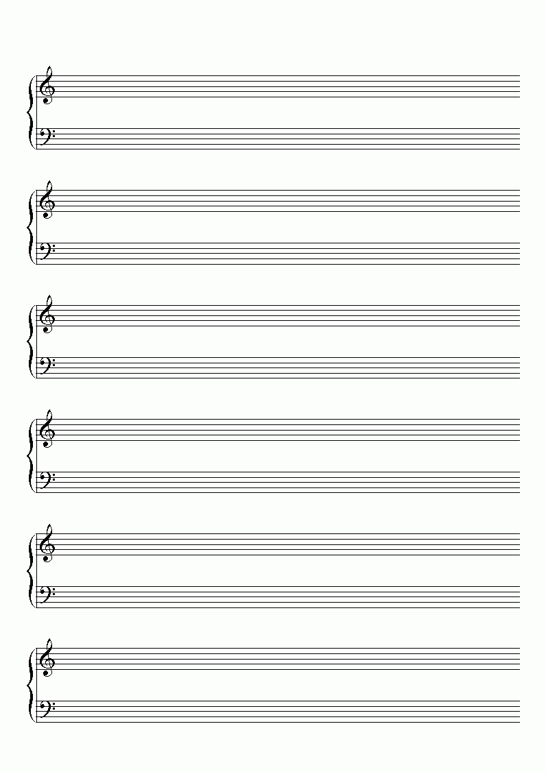 Empty Piano Sheet Music – Tomope.zaribanks.co Intended For Blank Sheet Music Template For Word