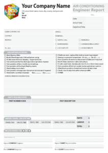 Engineer Report Templates For Carbonless Ncr Print From £40 with Drainage Report Template