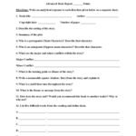 Englishlinx | Book Report Worksheets for Book Report Template 5Th Grade