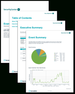 Event Analysis Report - Sc Report Template | Tenable® in Network Analysis Report Template