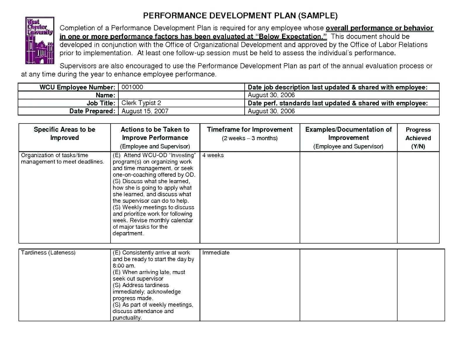 Example Of Action Plan Template – Digitalaviary For Work Plan Template Word