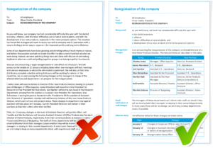 Examples - Information Mapping throughout Information Mapping Word Template