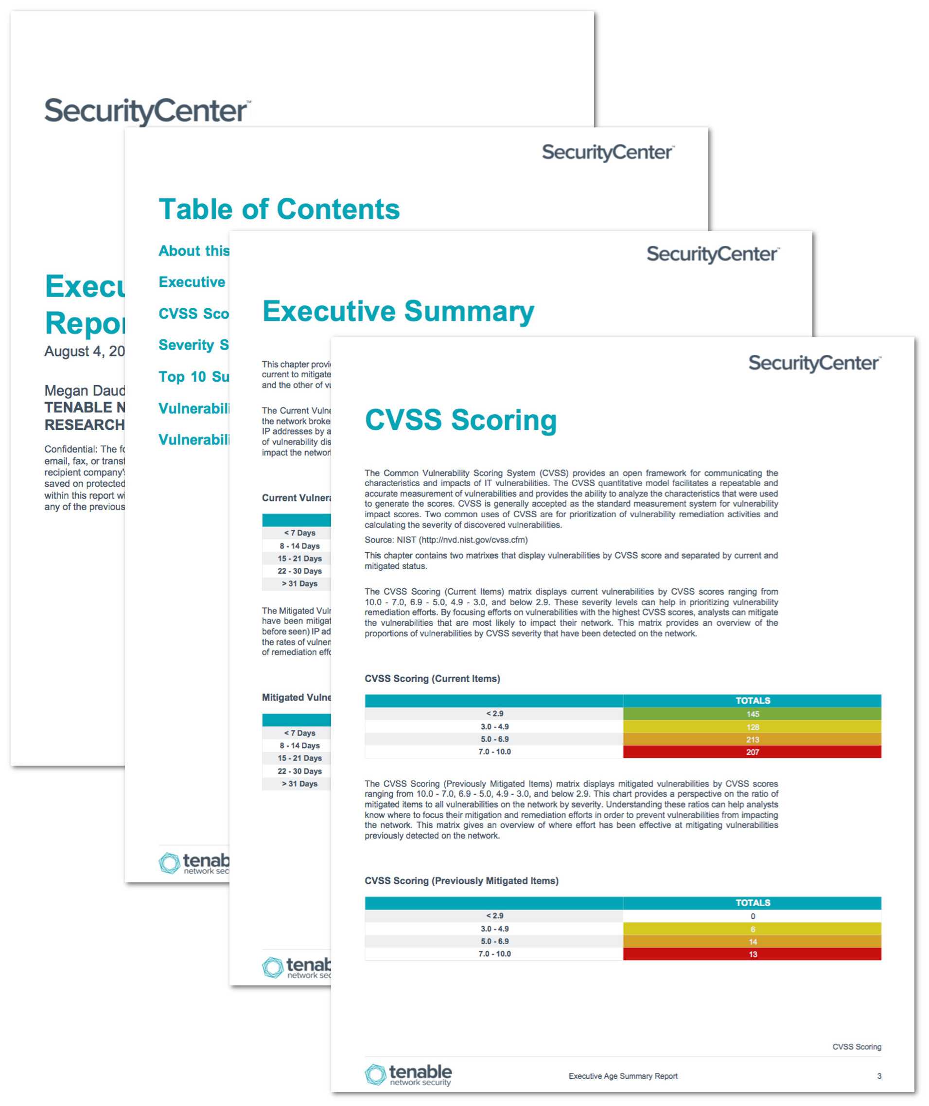 Executive Age Summary Report – Sc Report Template | Tenable® With Regard To Nessus Report Templates