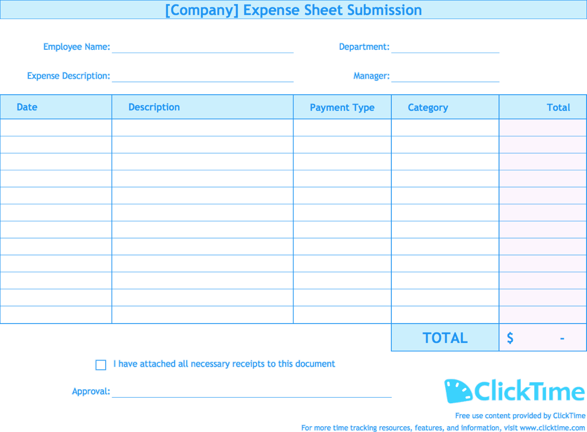 Expenses Spreadsheet Expense Report Template Track Easily In With Monthly Expense Report Template Excel