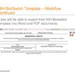 Faculty Activity Information Reporting System – Ppt Download Intended For Nih Biosketch Template Word