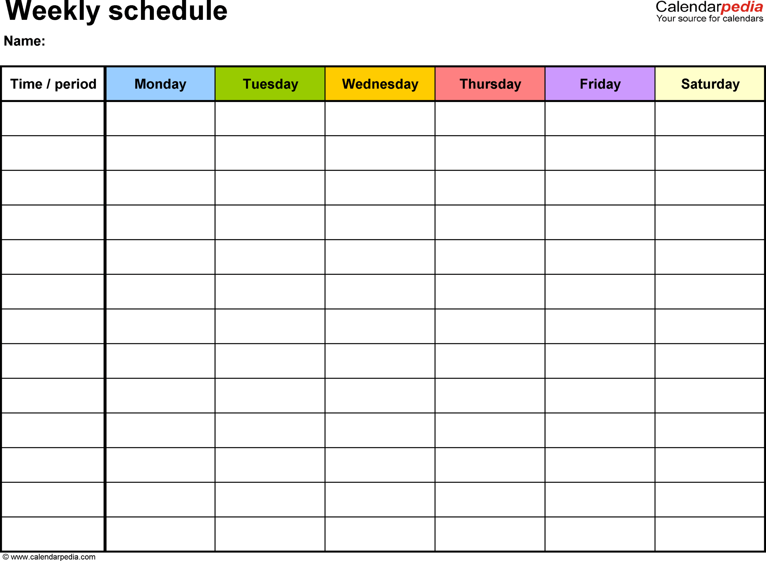 Family Budget Weekly Schedule Template Word Firuse Rsd7 Org Pertaining To Blank Workout Schedule Template