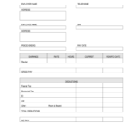 Fillable Pay Stub Pdf – Fill Online, Printable, Fillable For Blank Pay Stub Template Word