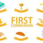 First Communion Template Free Vector Art – (25 Free Downloads) Inside First Communion Banner Templates