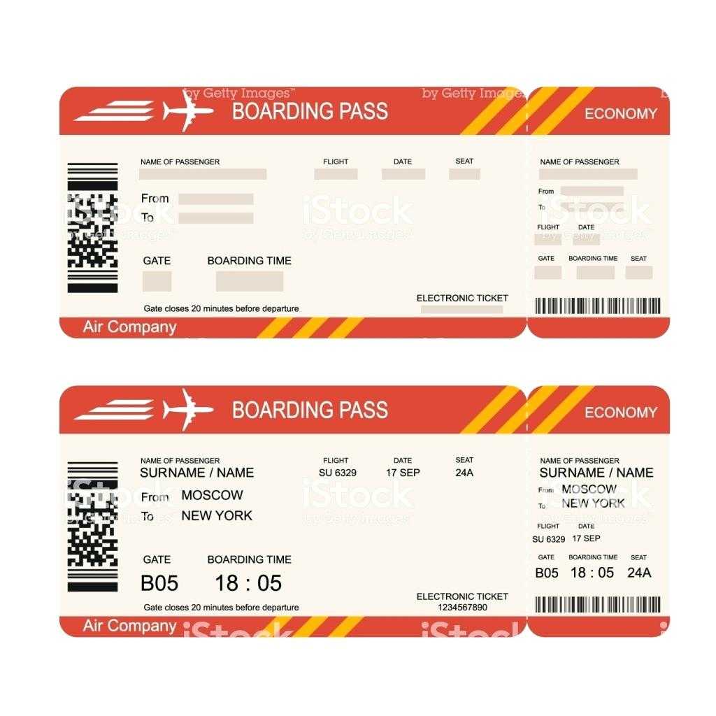 Flight Ticket Template Within Plane Ticket Template Word