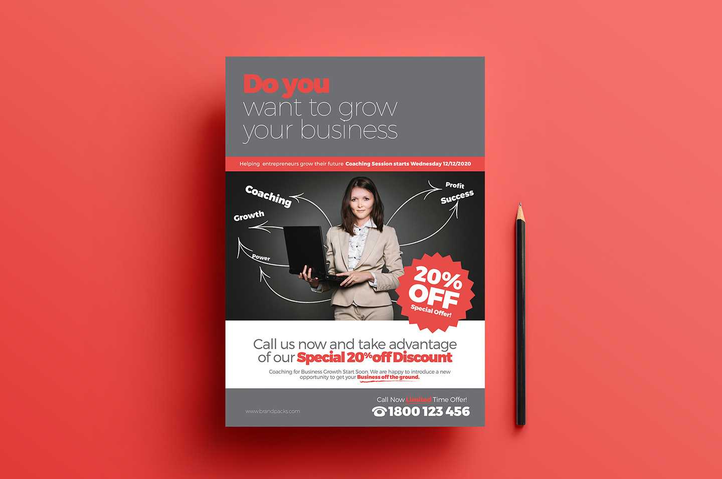 Flyer Lates Free Psd Business Brochure Photoshop Download Pertaining To Free Business Flyer Templates For Microsoft Word