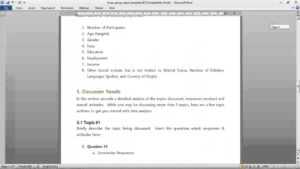 Focus Group Report Template with regard to Focus Group Discussion Report Template