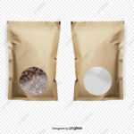 Food Packaging Design, Blank Product Packaging, Design Inside Blank Packaging Templates