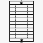 Football Field Coloring Page – Transparent Football Field For Blank Football Field Template