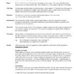 Formal Lab Report Example – Docsity Intended For Chemistry Lab Report Template