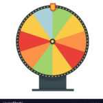 Fortune Wheel In Flat Style Blank Template Game For Wheel Of Life Template Blank