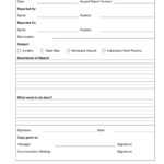 Free 13+ Hazard Report Forms In Ms Word | Pdf Throughout Generic Incident Report Template