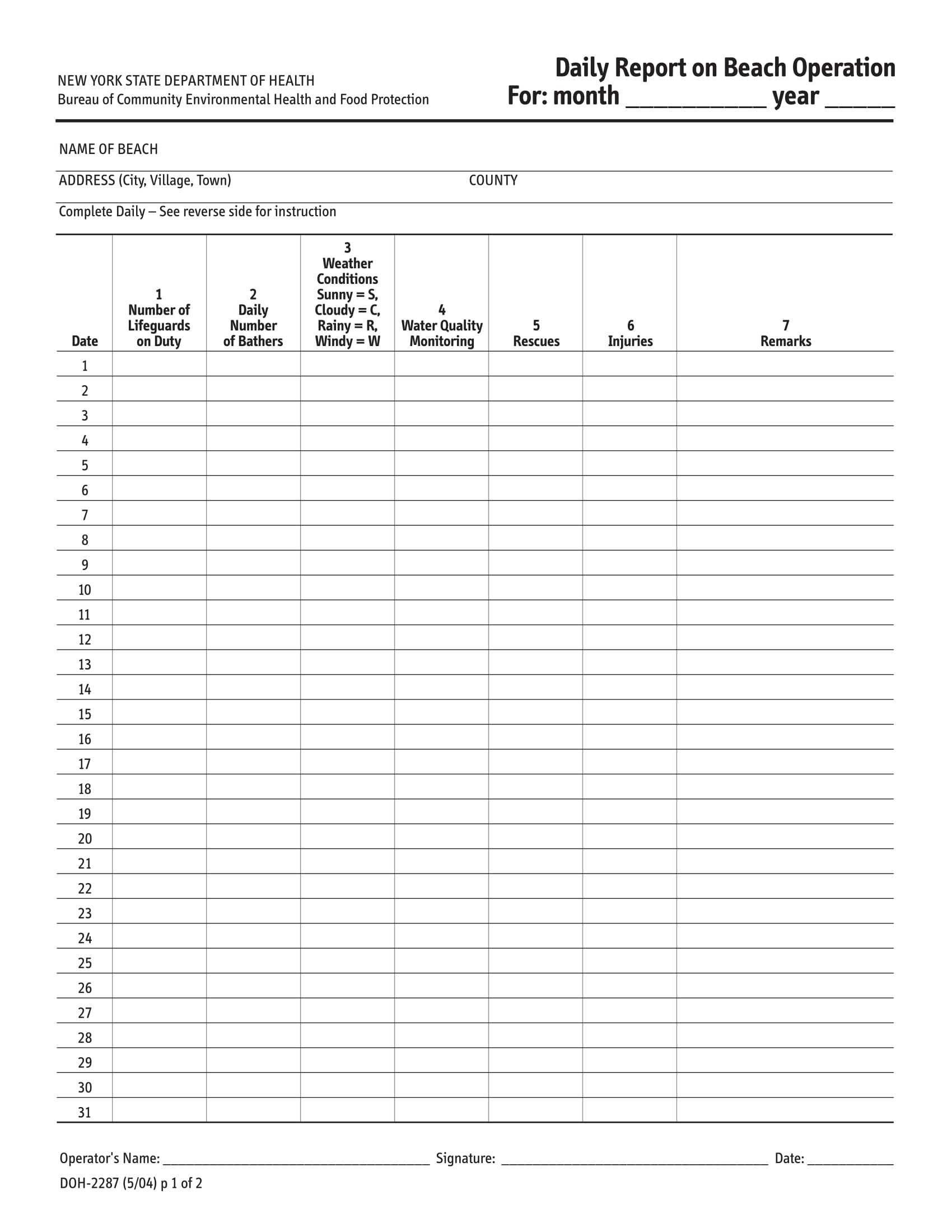 Free 14+ Daily Report Forms In Pdf | Ms Word Pertaining To Daily Behavior Report Template
