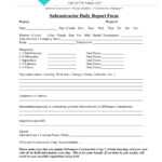 Free 14+ Daily Report Forms In Pdf | Ms Word With Superintendent Daily Report Template