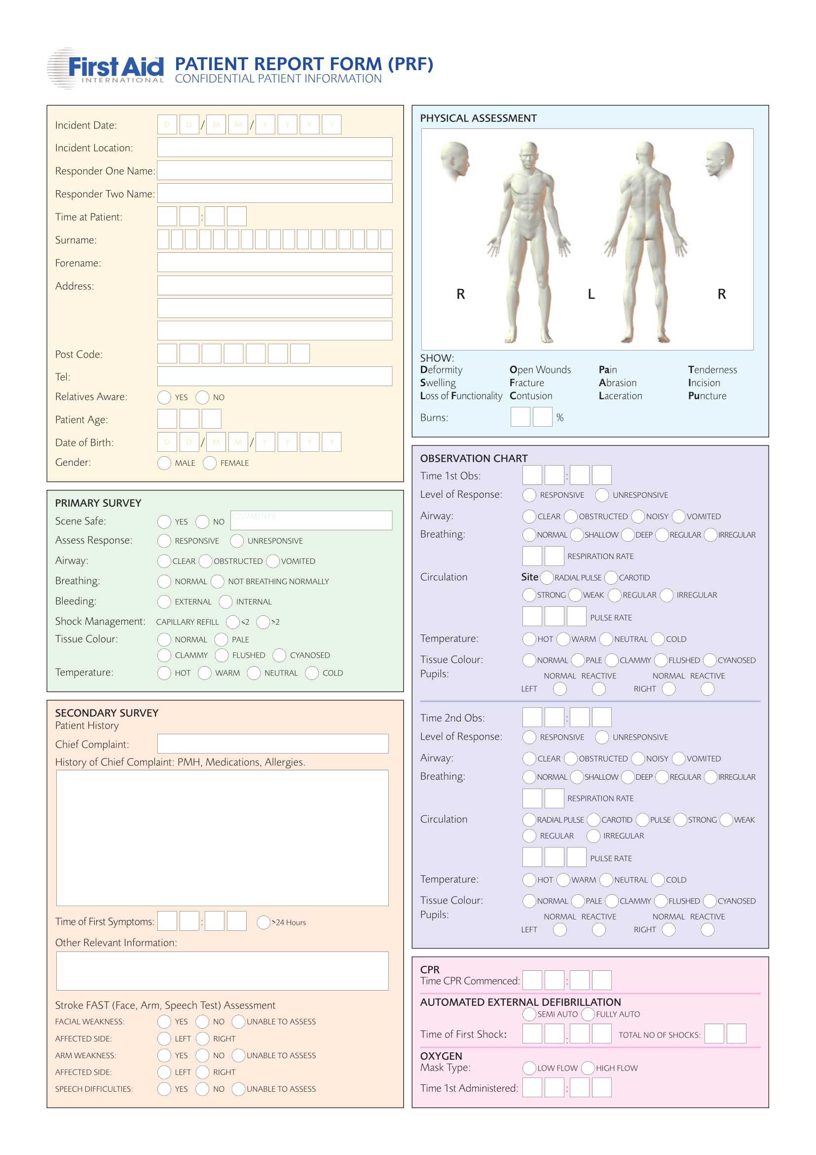 Free 14+ Patient Report Forms In Pdf | Ms Word With Patient Report Form Template Download