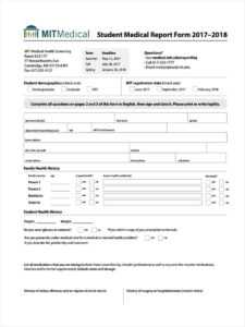 Free 7+ Medical Report Forms In Pdf | Ms Word for Medical Report Template Free Downloads